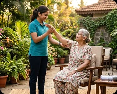 Hospital assistance for elderly parents