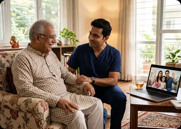 CuroAid NRI elder care service