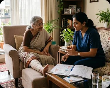 Chronic wound care at home