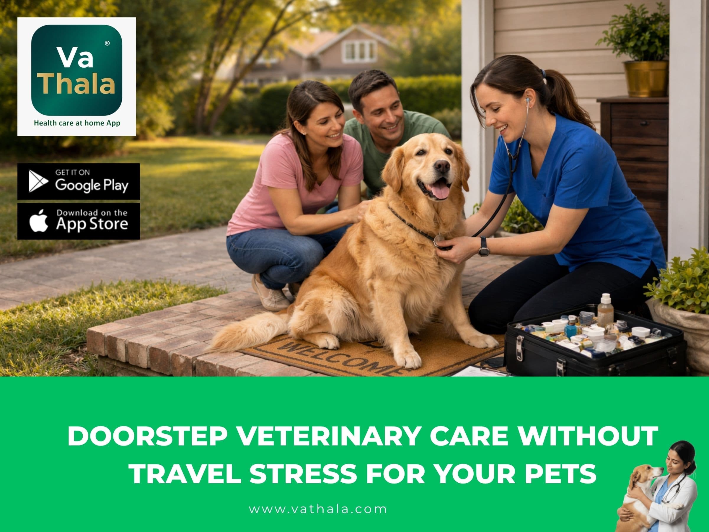 Doorstep Veterinary Care Without Travel Stress for Your Pets