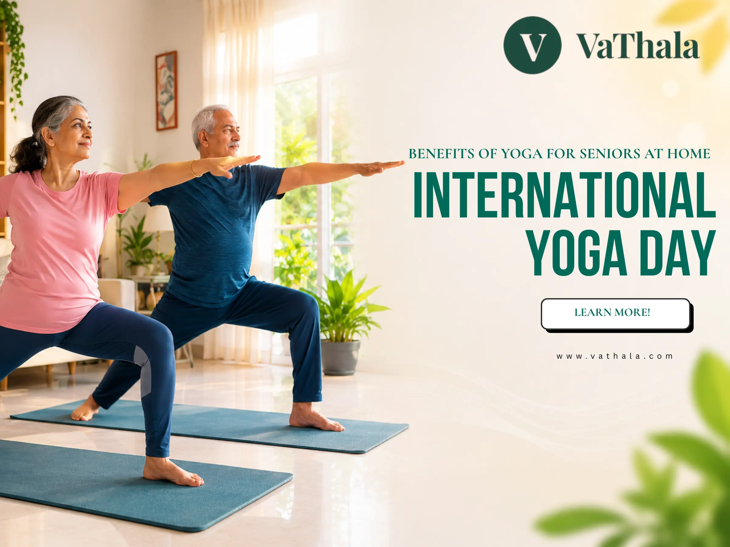 International Yoga Day: Benefits of Yoga for Seniors at Home
