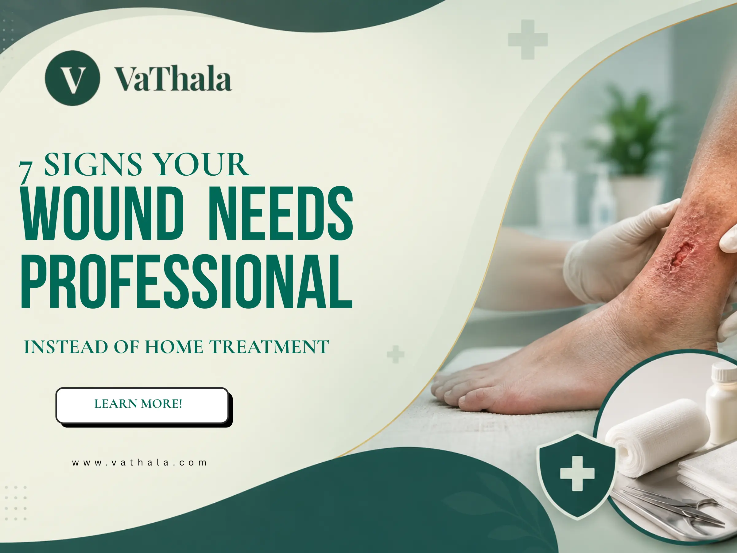 7 Signs Your Wound Needs Professional Care Instead of Home Treatment