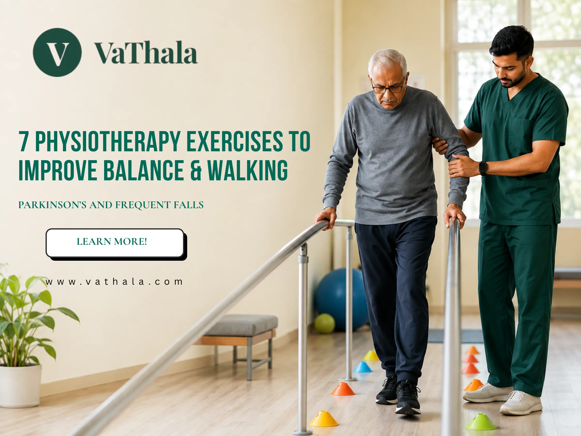 Parkinson’s and Frequent Falls: 7 Physiotherapy Exercises to Improve Balance & Walking